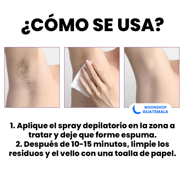 OFERTA⭐️ Spray Depilador para Hombres y Mujeres - 100% ORIGINAL Y SIN DOLOR
