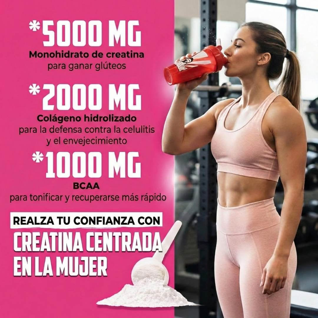 Bellafit™ Old School Labs: Creatina Monohidratada para mujeres