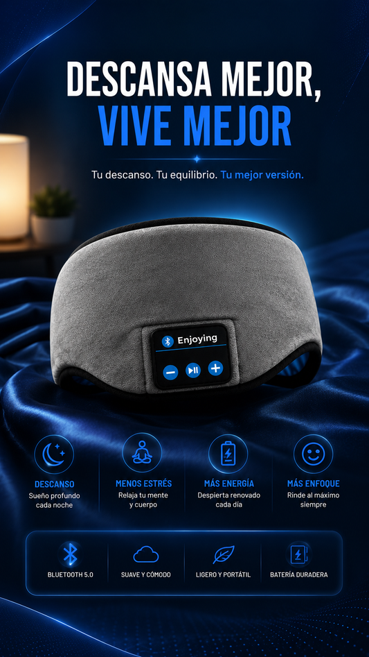 SleepWave™ - Antifaz Bluetooth