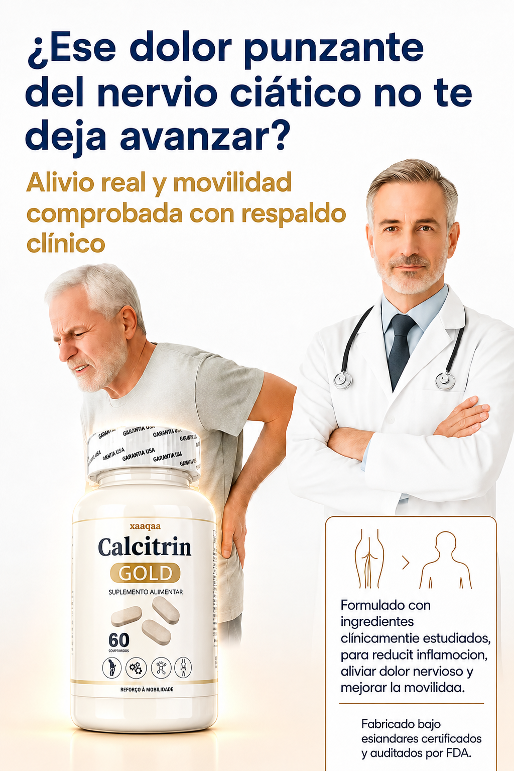 CALCITRIN GOLD™  – 2x1❗ - 120 CÁPSULAS – SOPORTE ÓSEO AVANZADO – ENVÍO GRATIS 😍🚗