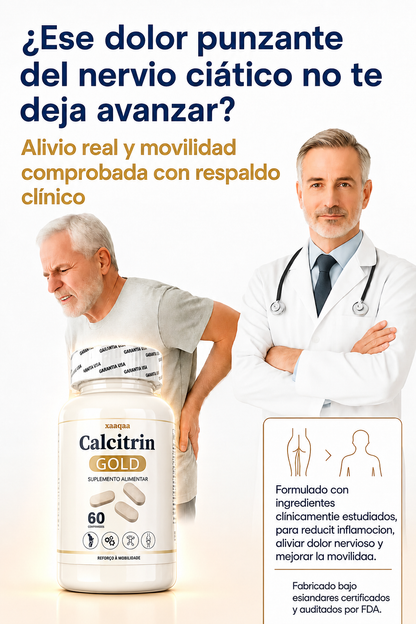 CALCITRIN GOLD™  – 2x1❗ - 120 CÁPSULAS – SOPORTE ÓSEO AVANZADO – ENVÍO GRATIS 😍🚗