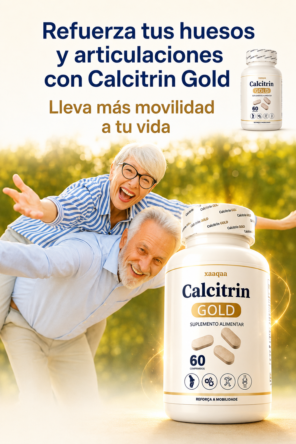 CALCITRIN GOLD™  – 2x1❗ - 120 CÁPSULAS – SOPORTE ÓSEO AVANZADO – ENVÍO GRATIS 😍🚗