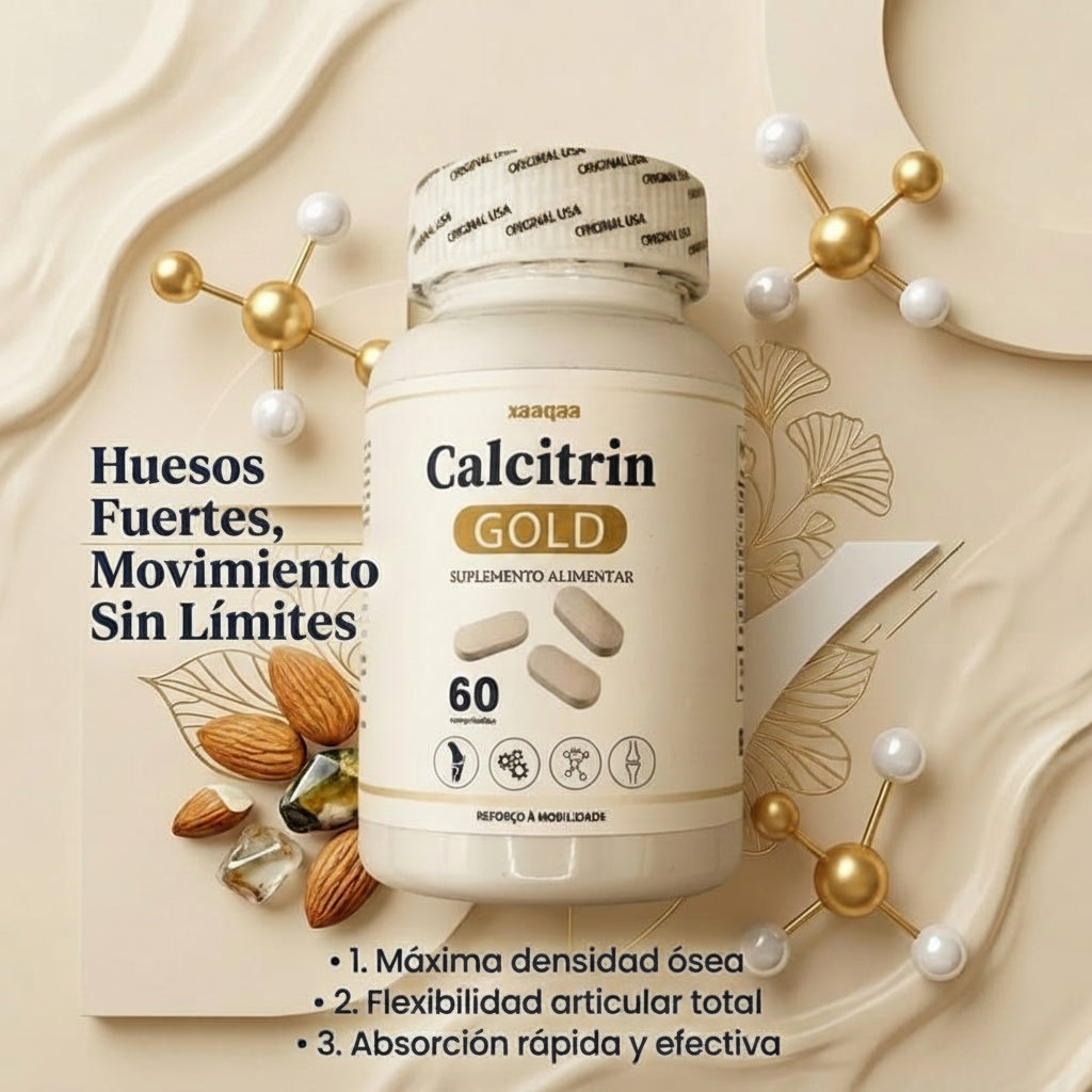 CALCITRIN GOLD™  – 2x1❗ - 120 CÁPSULAS – SOPORTE ÓSEO AVANZADO – ENVÍO GRATIS 😍🚗